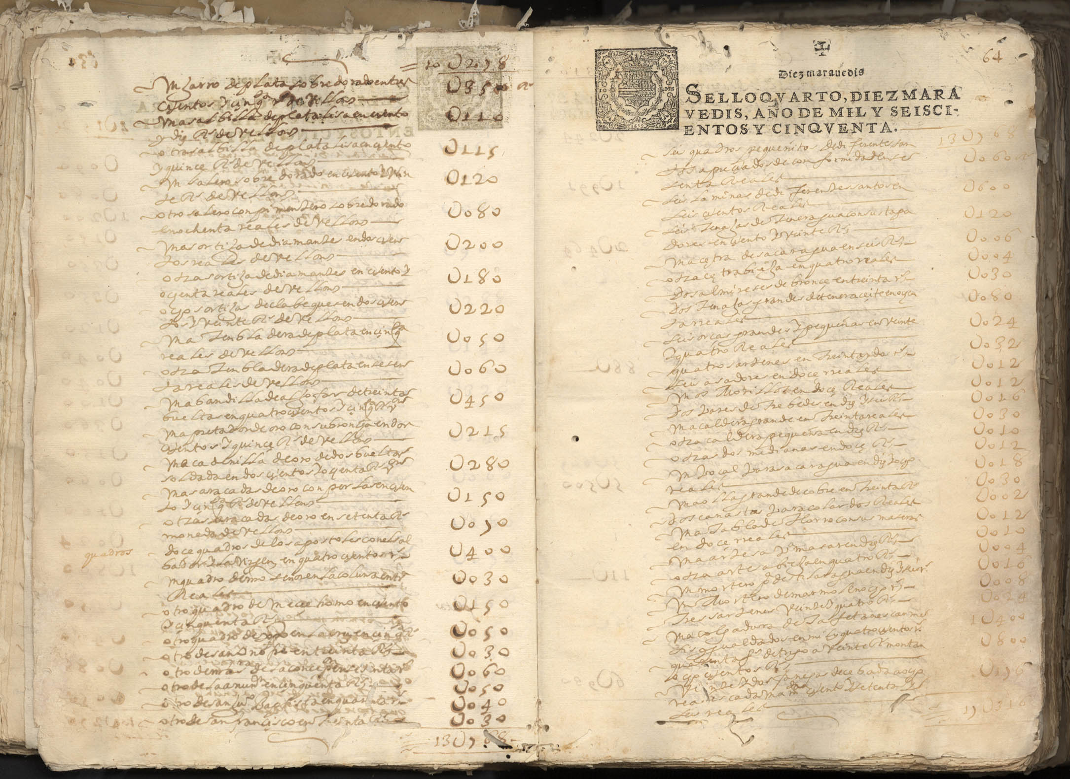 Registro de José Albornoz, Murcia de 1650.